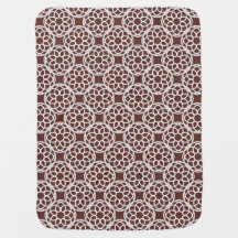 Brown White Geometric Seamless Pattern