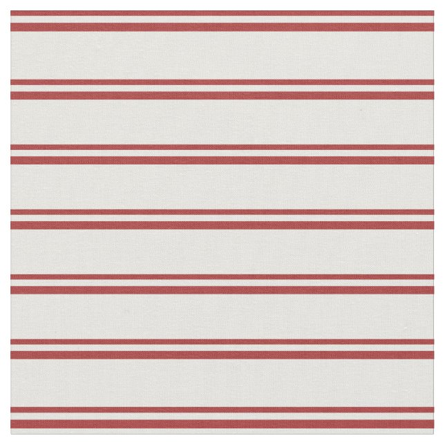 Brown & White Lines Fabric (Close Up)