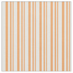 [ Thumbnail: Brown & White Pattern Fabric ]