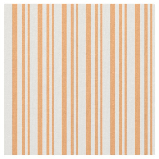 Brown & White Pattern Fabric