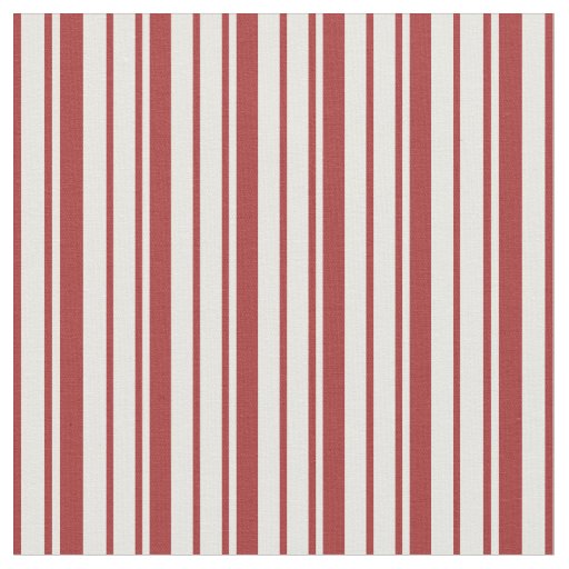 Brown & White Stripes/Lines Pattern Fabric