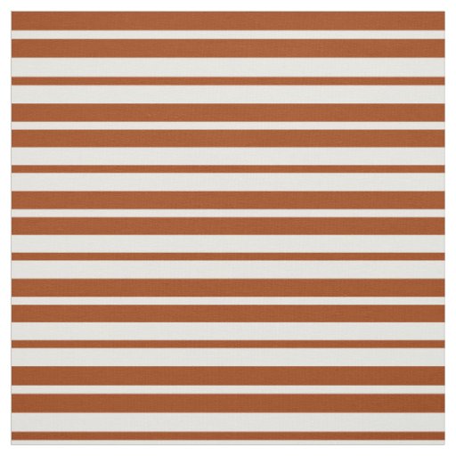 Brown White Stripes Pattern Design Fabric