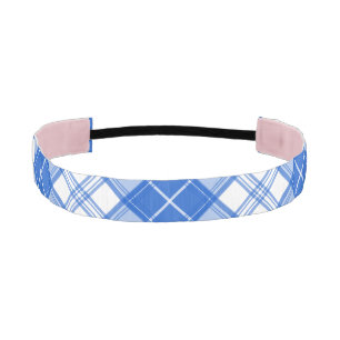 Brown White Tartan Pattern yxm0uat9 Athletic Headband