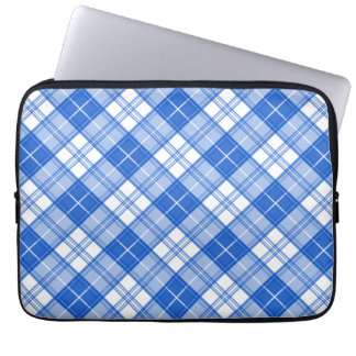 Brown White Tartan Pattern yxm0uat9 Laptop Sleeve