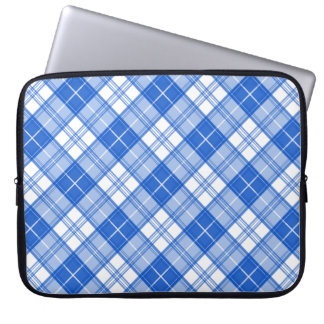 Brown White Tartan Pattern yxm0uat9 Laptop Sleeve