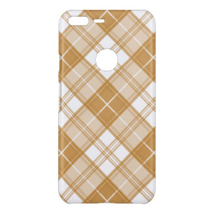 Brown White Tartan Pattern yxm0uat9 Uncommon Google Pixel XL Case