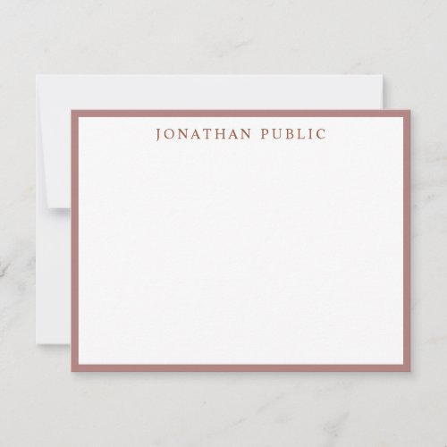 Brown White Template Elegant Simple Personalized