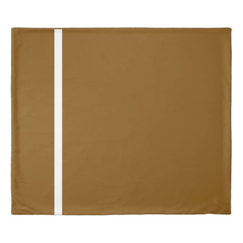 Brown + White Trim King Size 