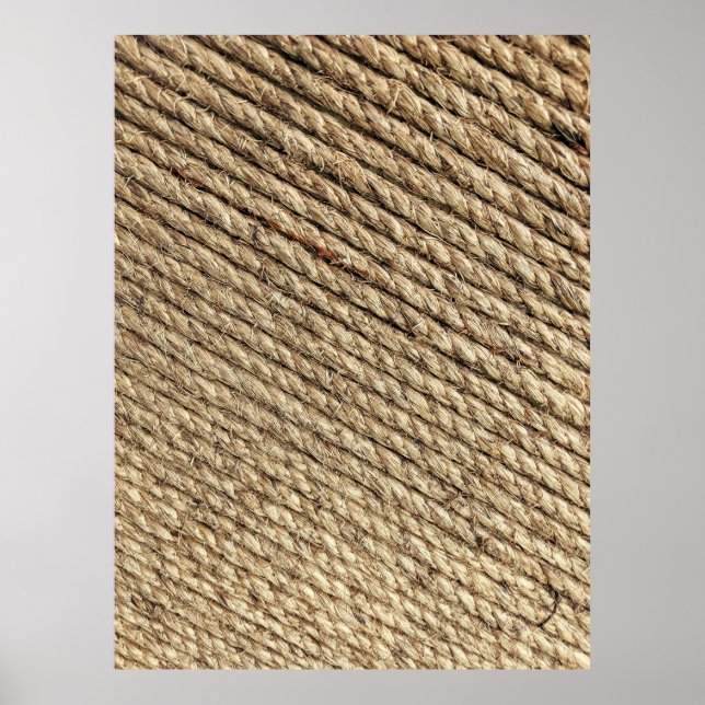 Brown wicker mat poster (Front)