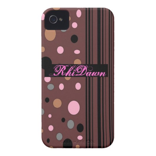 Brown with Dots Case (Back)