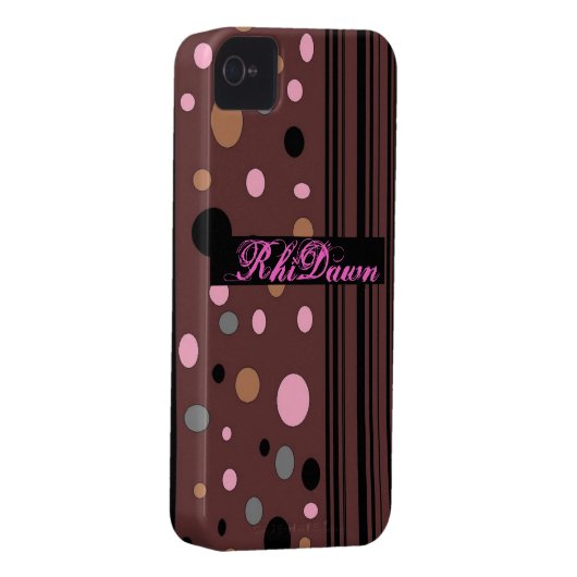 Brown with Dots Case (Back/Right)