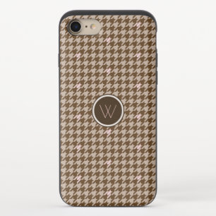 Brown with Rose Gold Houndstooth Uncommon Case