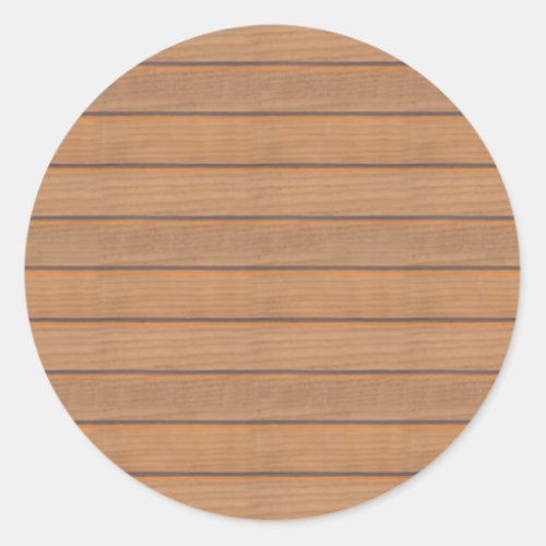 Brown Wood Custom Blank Nature Elegant Template Classic Round Sticker