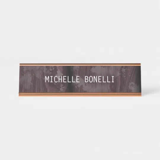 Brown Wood Design Background Plain Legible Modern Desk Name Plate Zazzle Com Brown Wood Design Background Plain Legible Modern Desk Name Plate Zazzle Com