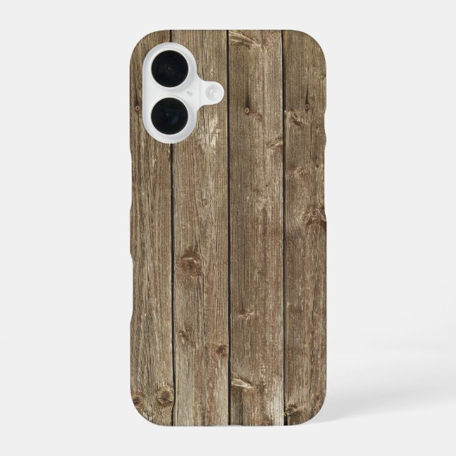 Brown Wood Pattern Handsome Zen Iphone Case (Back)