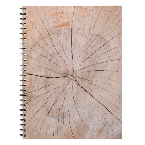 Brown wood slab notebook