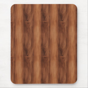 Brown Wood Texture, Brown Wood Grain Pattern Mouse Pad