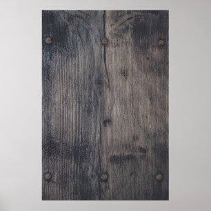 Brown wooden board poster