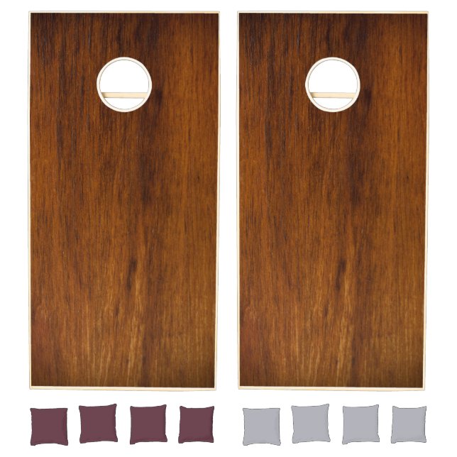 Brown Wooden  Cornhole Set (Set)