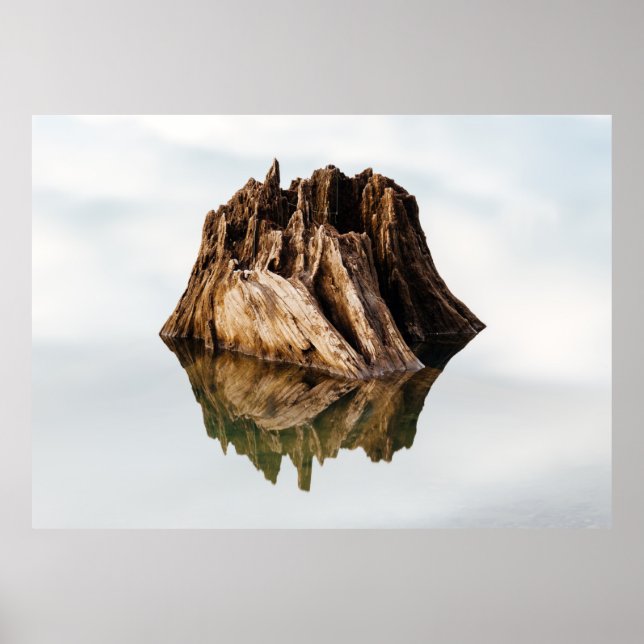 BROWN WOODEN FRAME POSTER (Front)