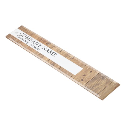 Brown Wooden Planks Rustic CompanyEvent Ruler