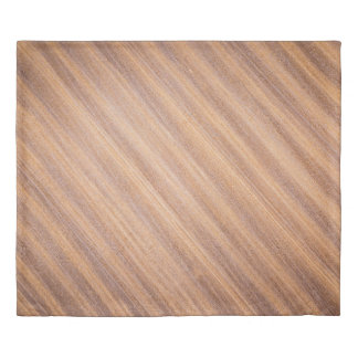 Brown wooden surface duvet cover