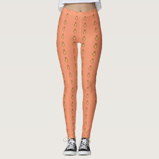 Brown Woodland Owl Leggings