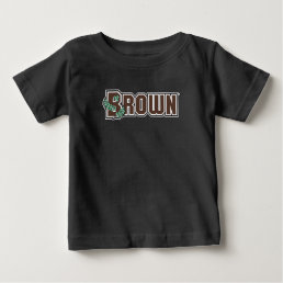 Brown Wordmark Baby T-Shirt