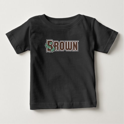 Brown Wordmark Baby T_Shirt