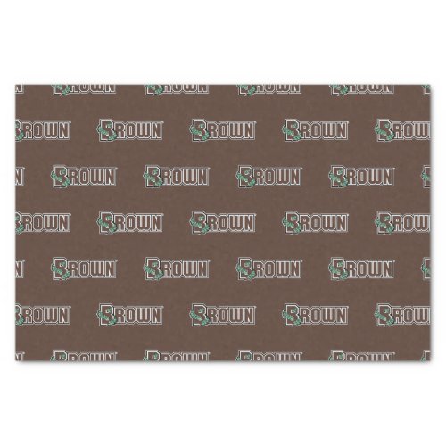 Brown Wordmark Tissue Paper