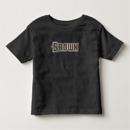 Brown Wordmark Toddler T-shirt