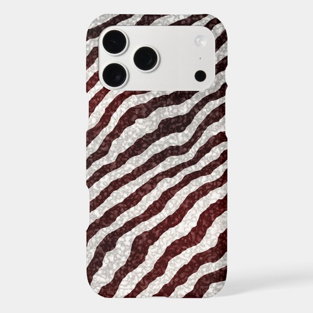 Brown Zebra Case-Mate iPhone Case (Back)