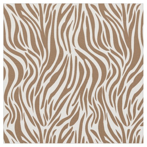 Brown zebra geometric home decoration fabric