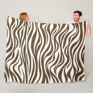 Brown Zebra Blankets \u0026 Throws 