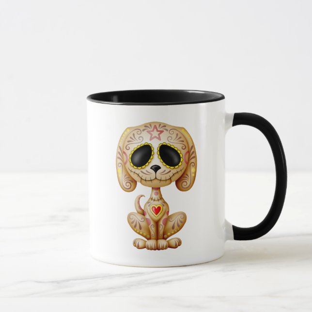 Brown Zombie Sugar Puppy Mug (Right)