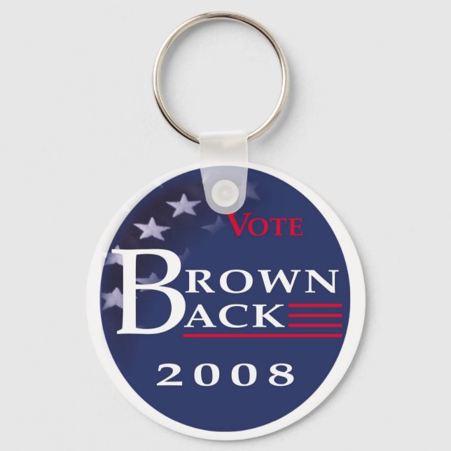 Brownback '08 Key Chain (Front)