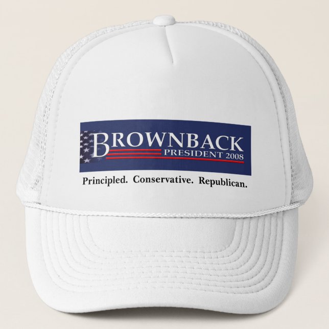 BROWNBACK FOR PRESIDENT Cap (Front)