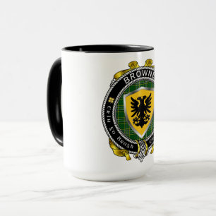 Browne Irish Shield Badge Mug