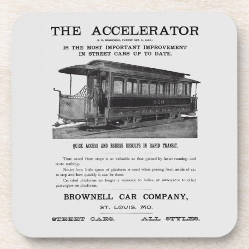 Brownell Car Company   Beverage Coaster
