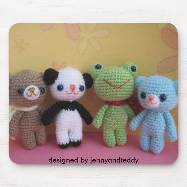 Brownie bear and his friends mouse pad (Front)