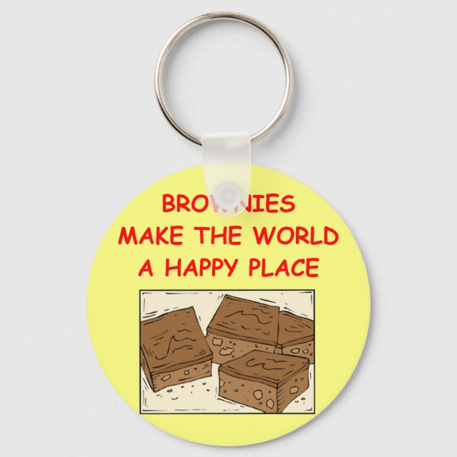 brownie brownies keychain (Front)