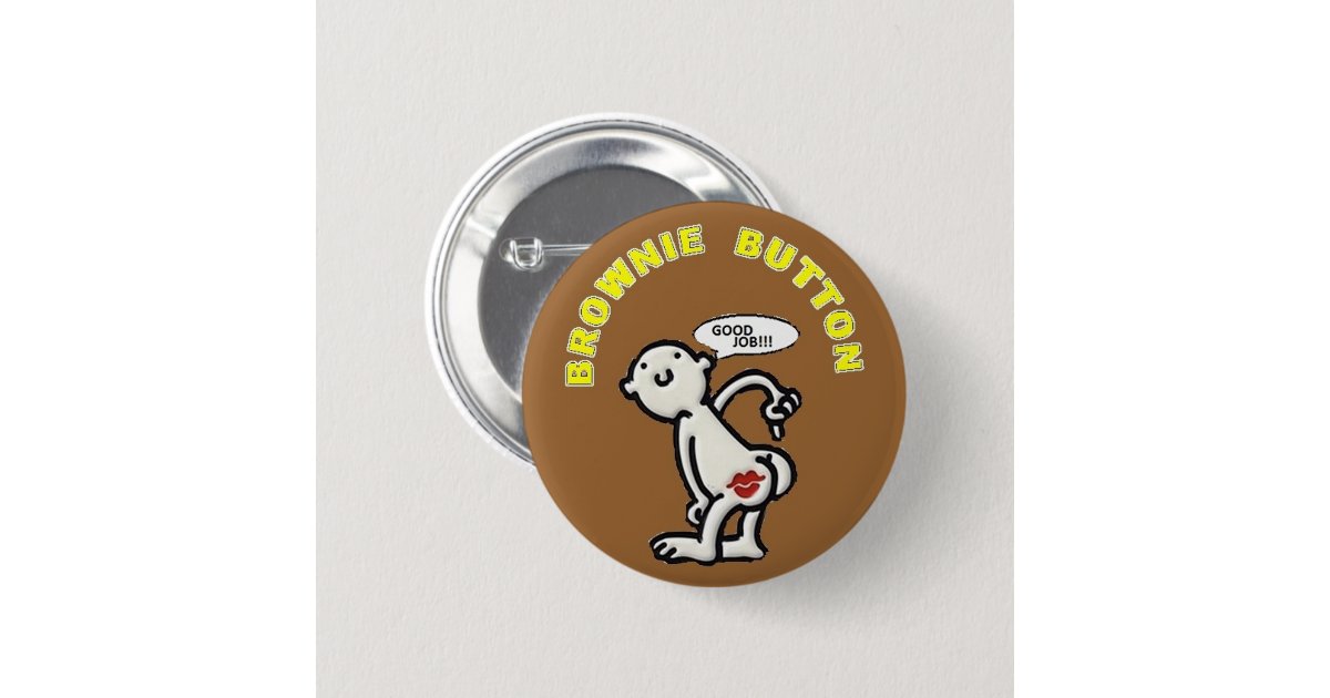 BROWNIE BUTTON Zazzle
