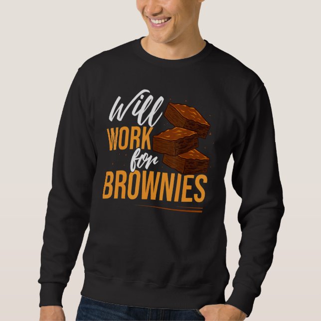 Brownie Cookie Recipe Bars Mix Keto Sweatshirt (Front)