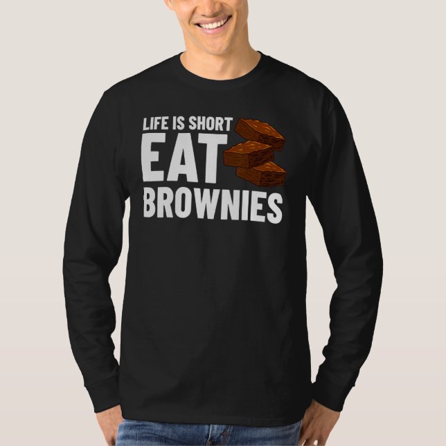Brownie Cookie Recipe Bars Mix Keto T-Shirt (Front)