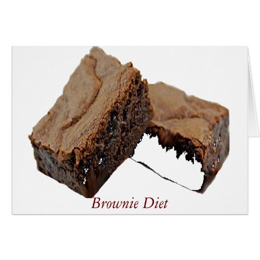 Brownie Diet Cards (Front Horizontal)