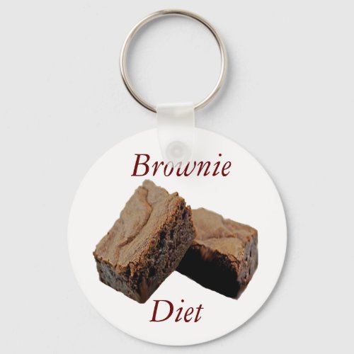 Brownie Diet Keychain