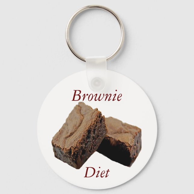 Brownie Diet Keychain (Front)