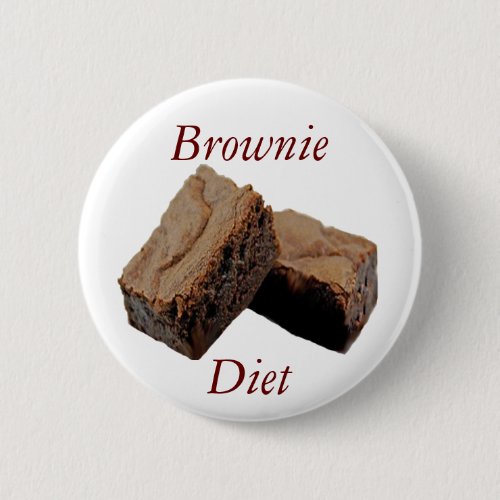 Brownie Diet Pinback Button