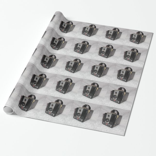 Brownie Hawkeye Camera Wrapping Paper (Unrolled)