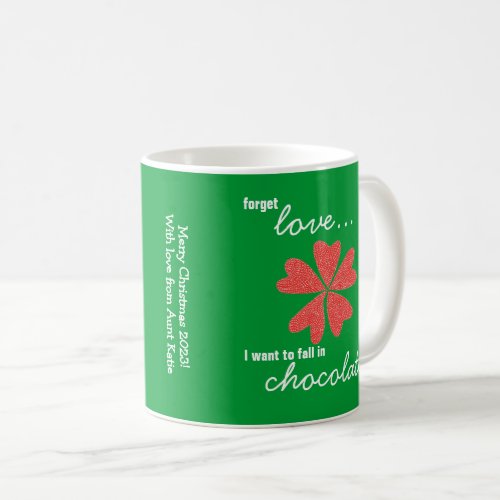 Brownie in a mug recipe personalized mug